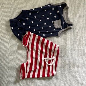 Old Navy 12-18 months 2 piece outfit- patriotic/4th of July